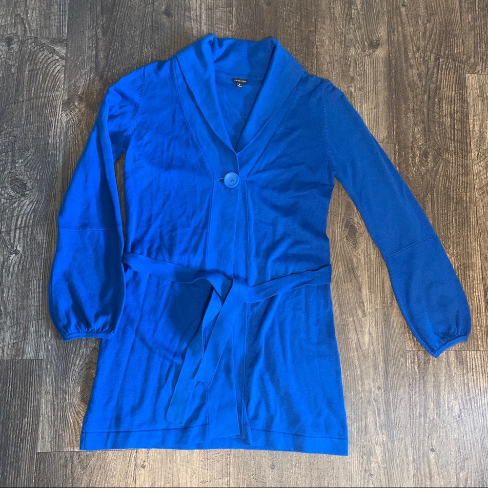 Blue Duster/Cardigan Sweater